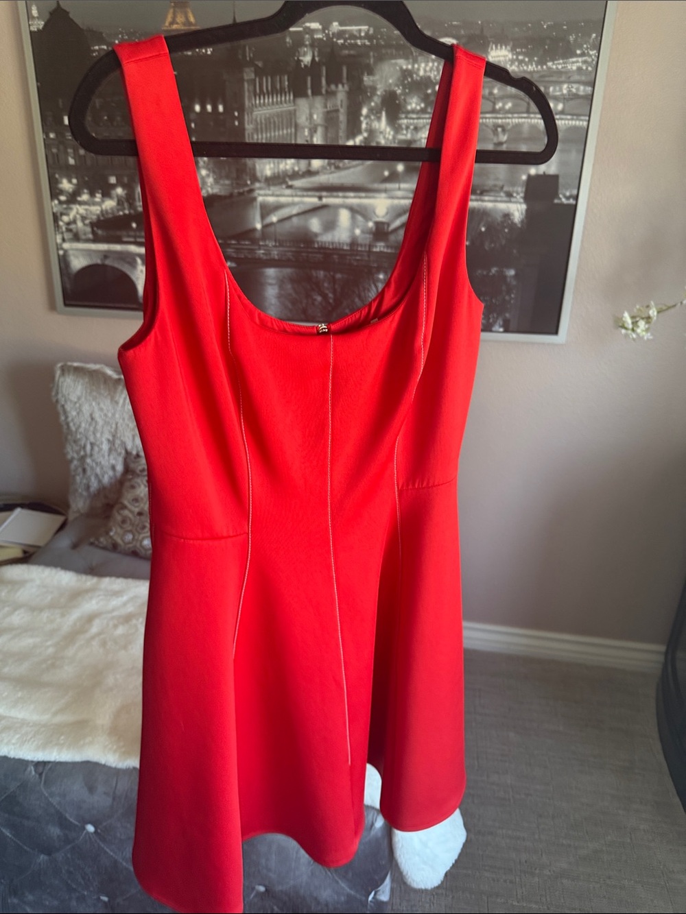 Ted Baker London fit and flair red dress